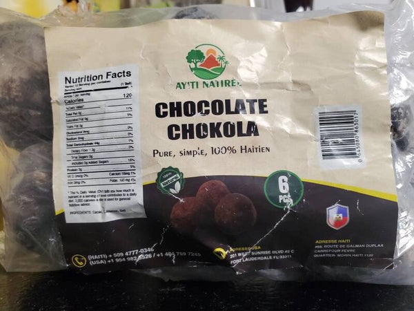 Chocolate/Chokola Ayisyen (3-ball bag)