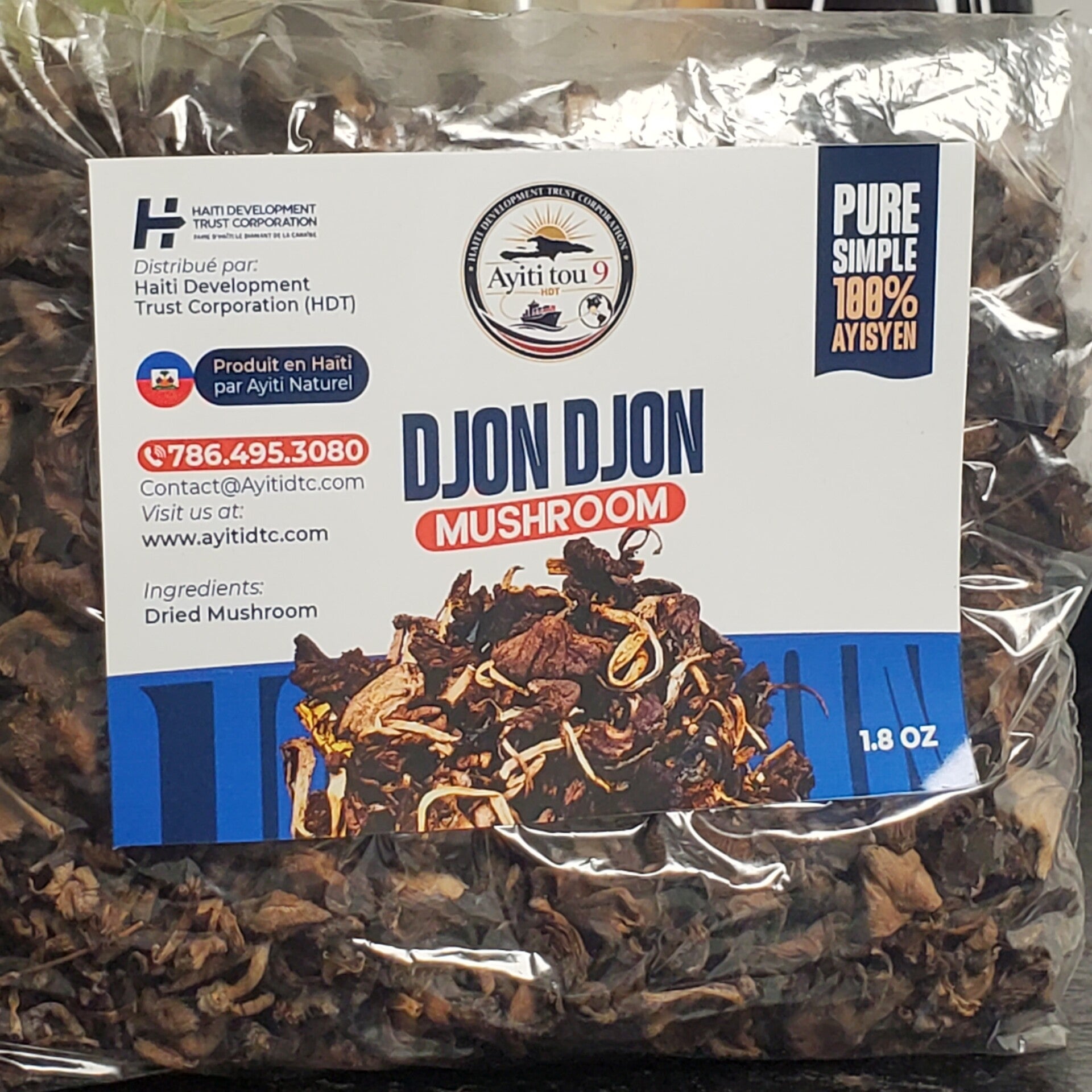 Mushroom (Dried)/Djon djon 1.8-oz bag