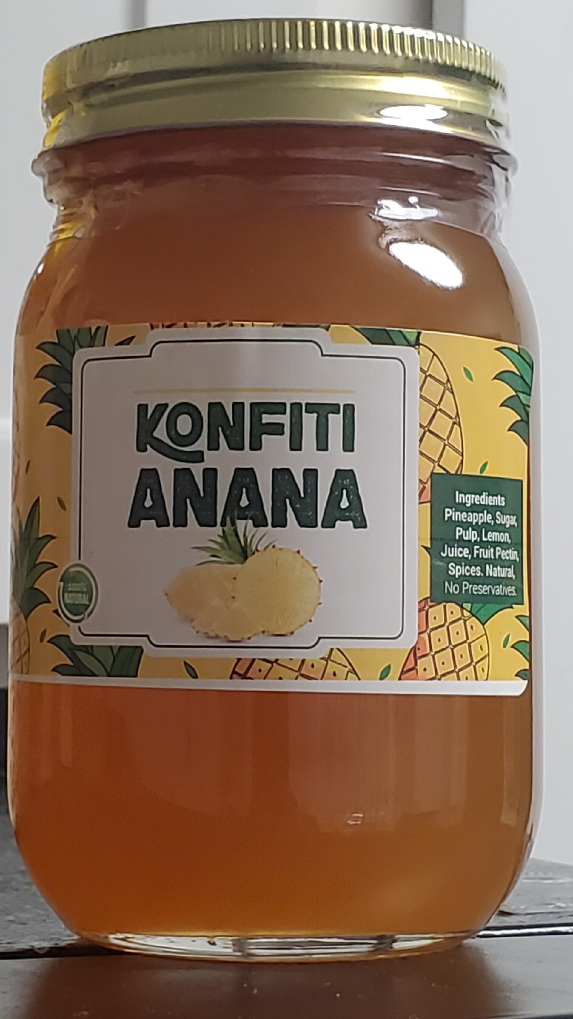 Jam - Pineapple/Grapefruit/Guava - 16 oz jar