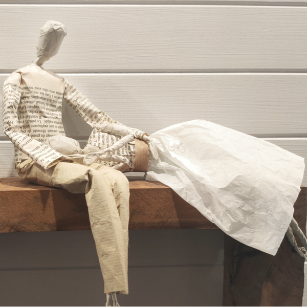 Couple personnage en Papier