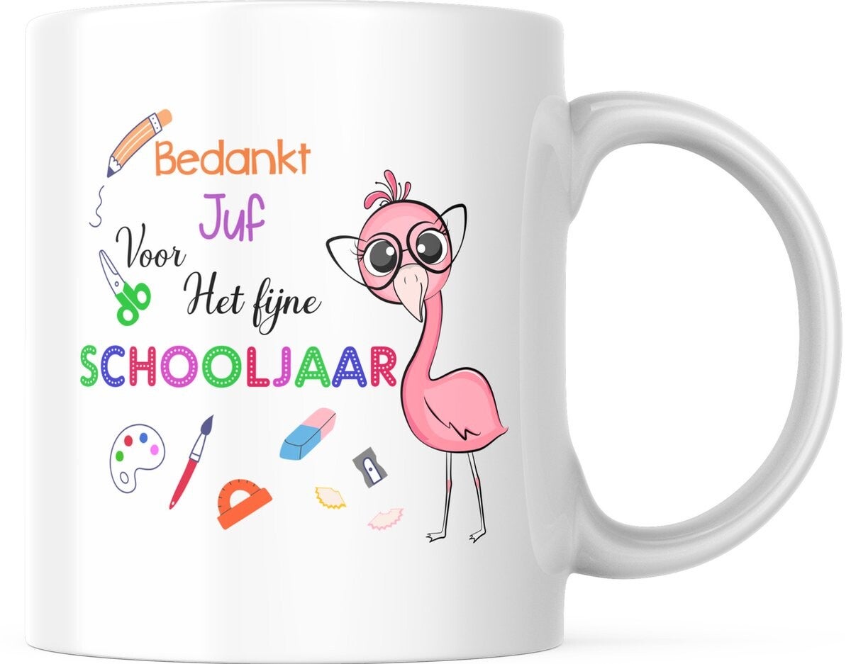 KUBEK DLA JUF lub MEESTERA - Bedankt Juf lub Meester