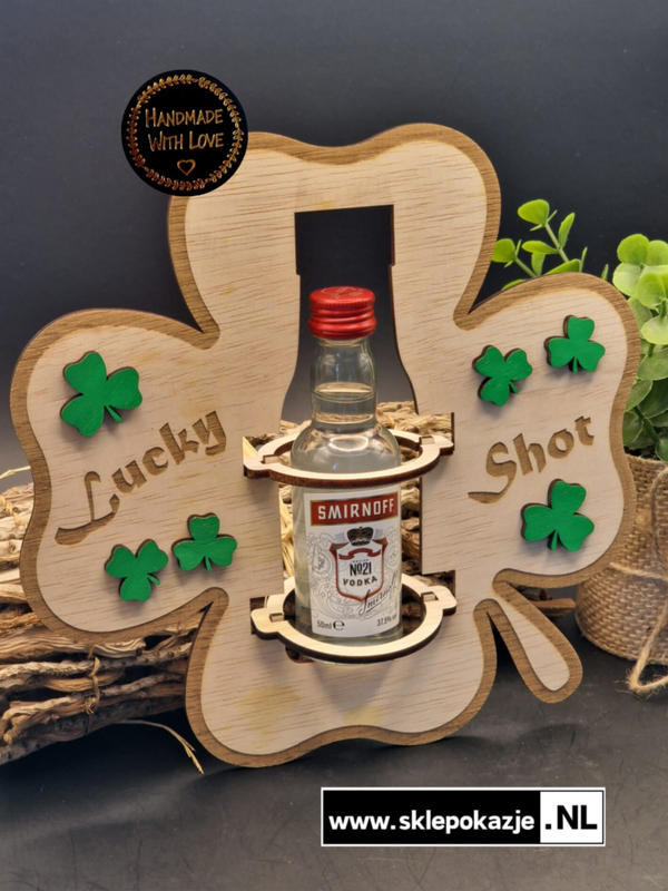 KONICZYNKA NA SZCZĘŚCIE na mini alkohol