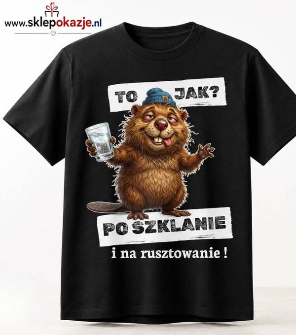 KOSZULKI MĘSKIE | Po szklanie i na rusztowanie