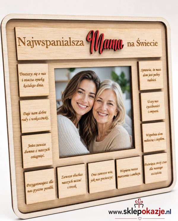 RAMKA  – „Najwspanialsza Mama na świecie”