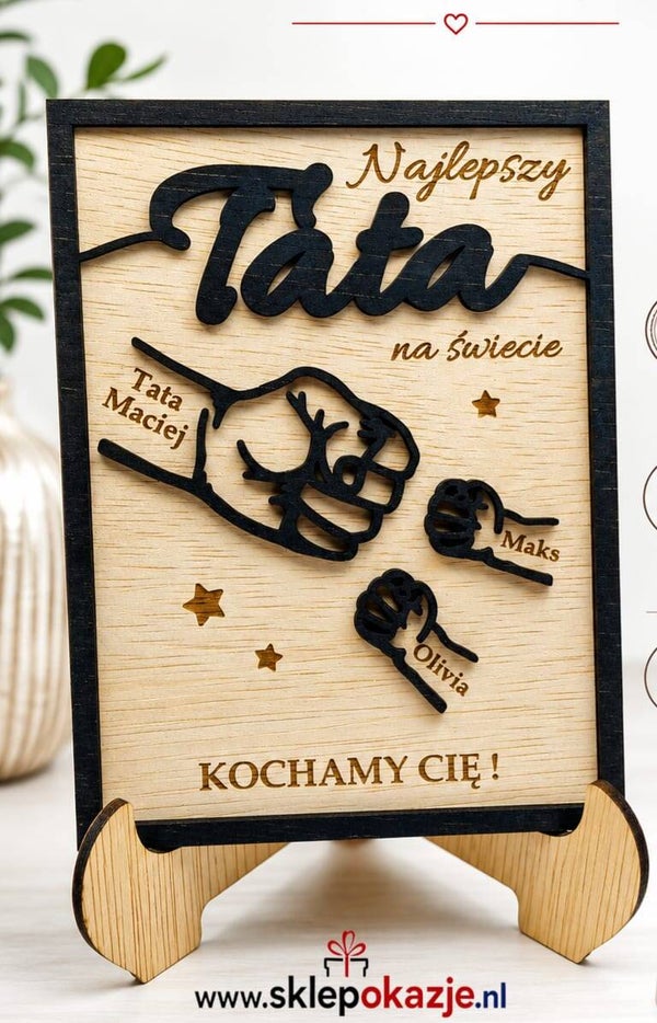 PERSONALIZOWANY DYPLOM „Tata i dzieci” – wyjątkowy prezent od serca