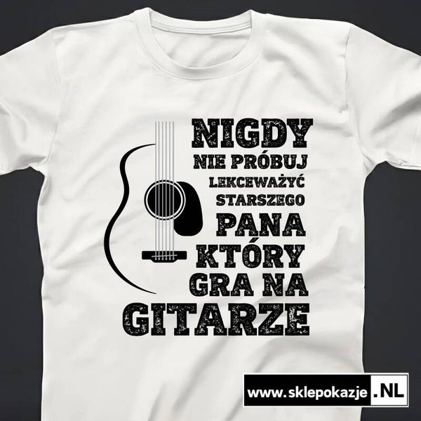 KOSZULKI MĘSKIE Model gitarzysty #1