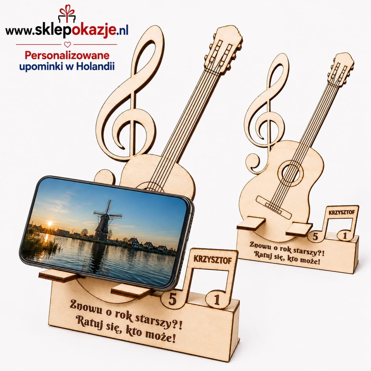 STOJAK NA TELEFON  dla gitarzysty