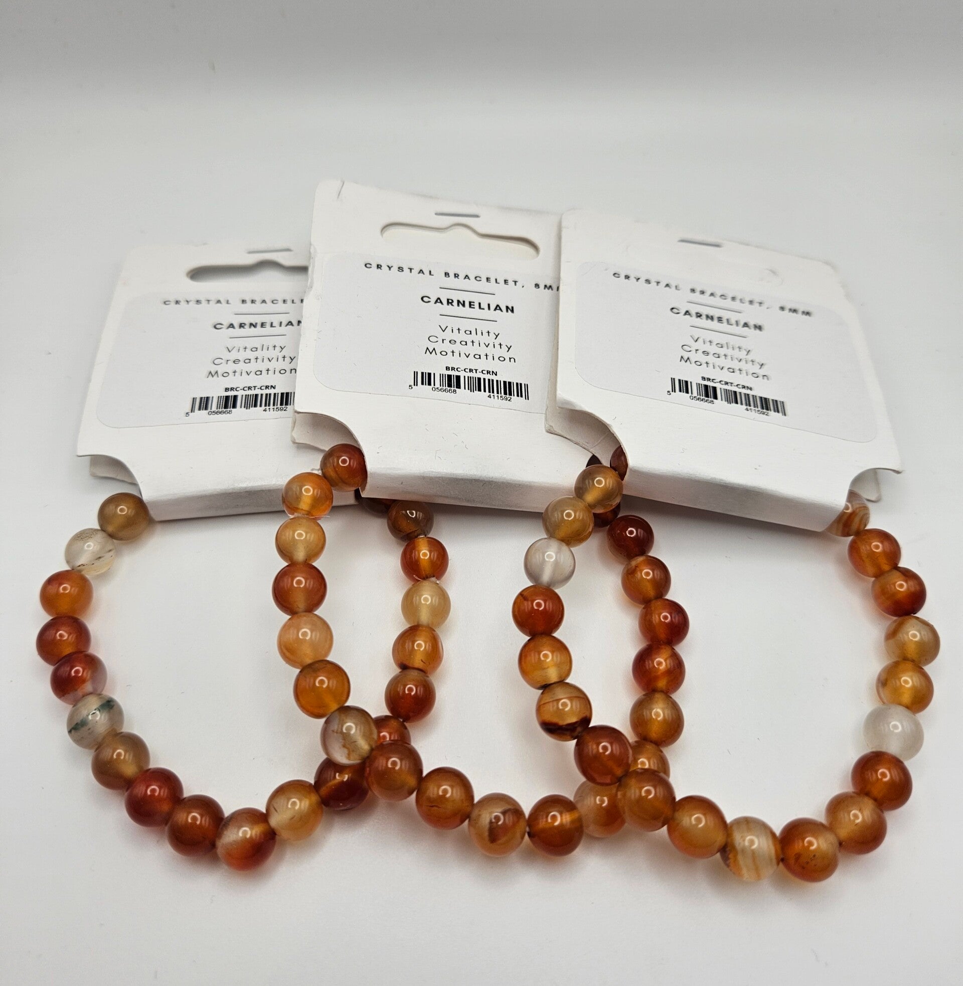 Carnelian Beaded Bracelet