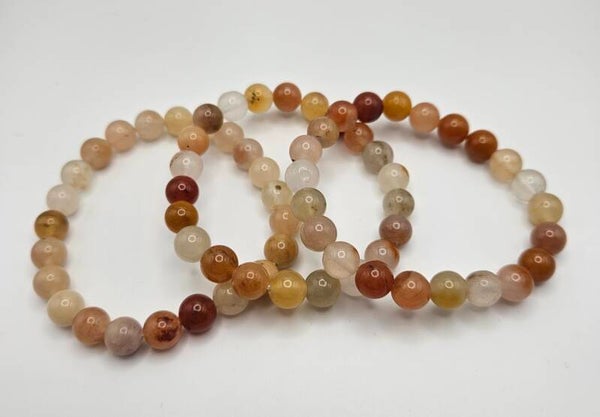 Carnelian beaded bracelet design 2