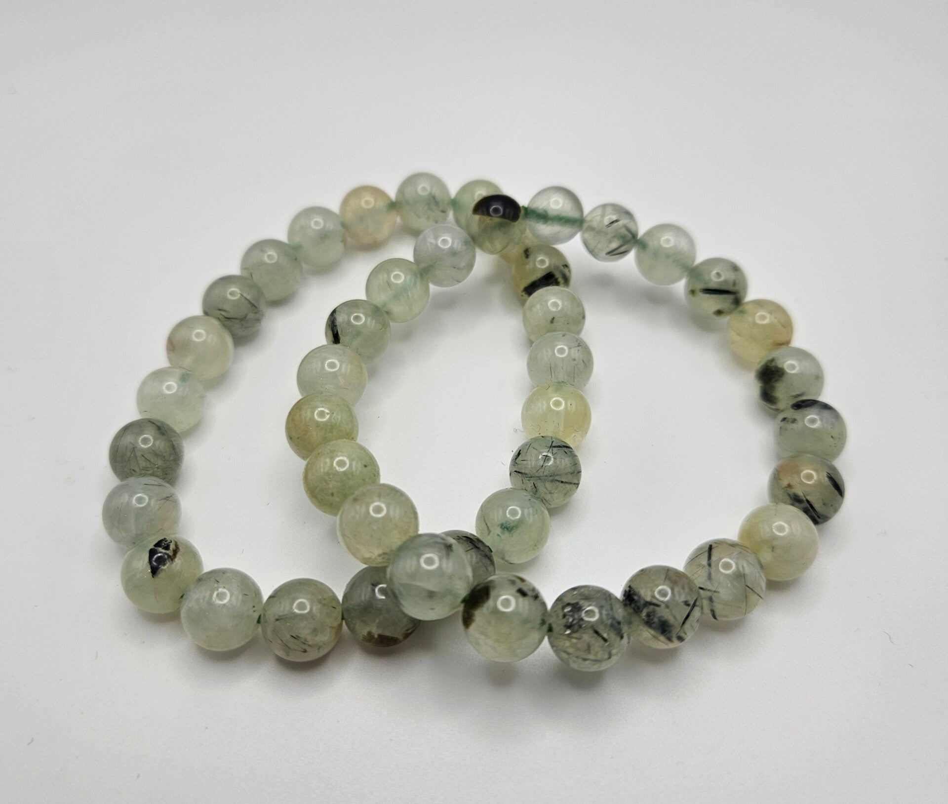 Prehnite Beaded Bracelet
