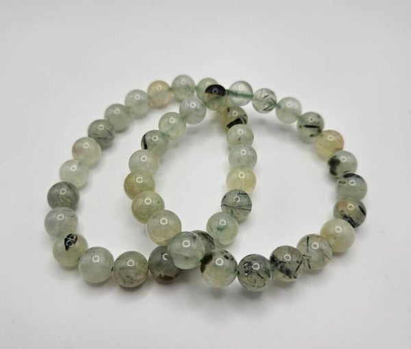 Prehnite Beaded Bracelet