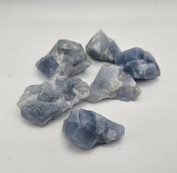 Blue Calcite Raw