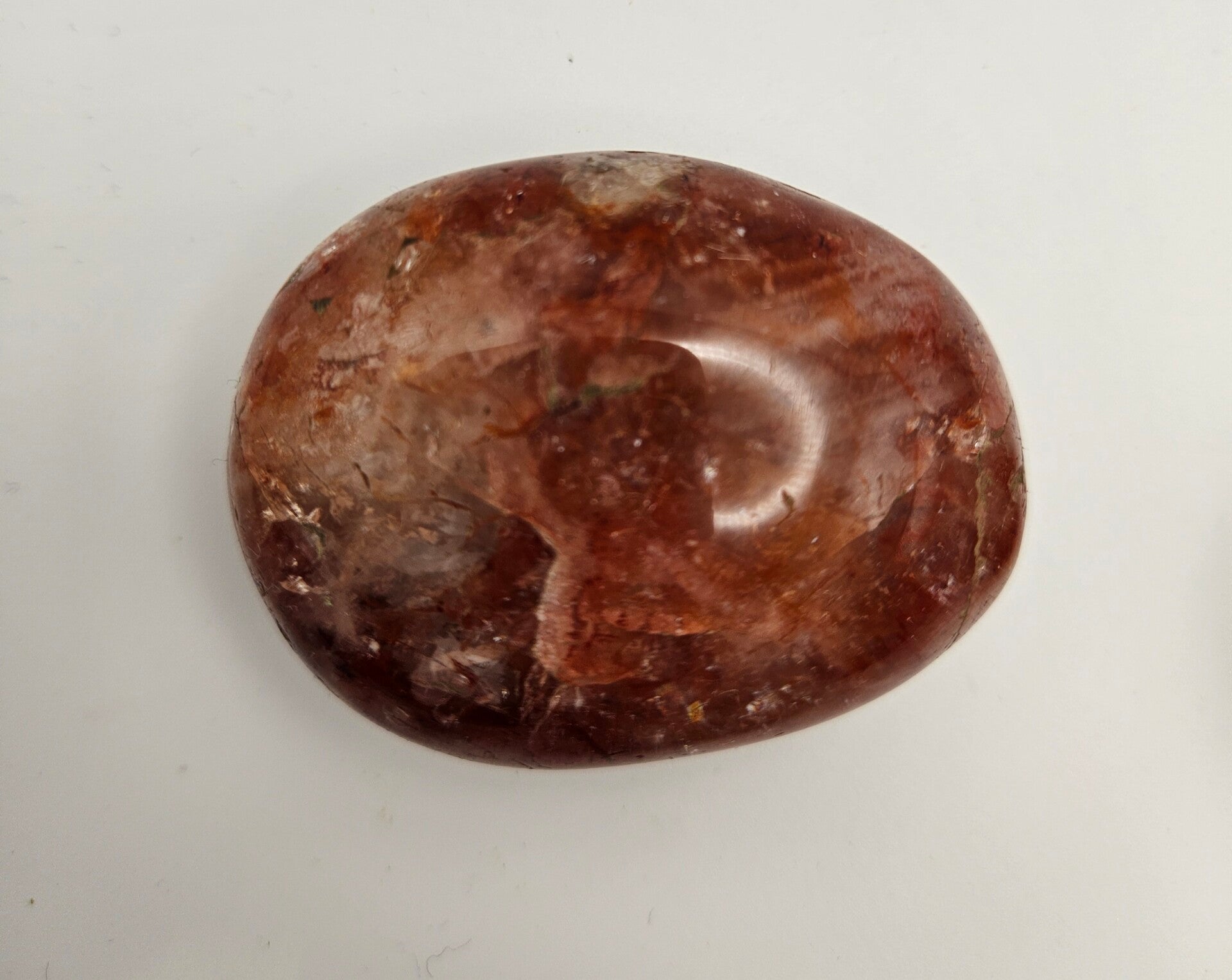Fire Quartz Palm Stone