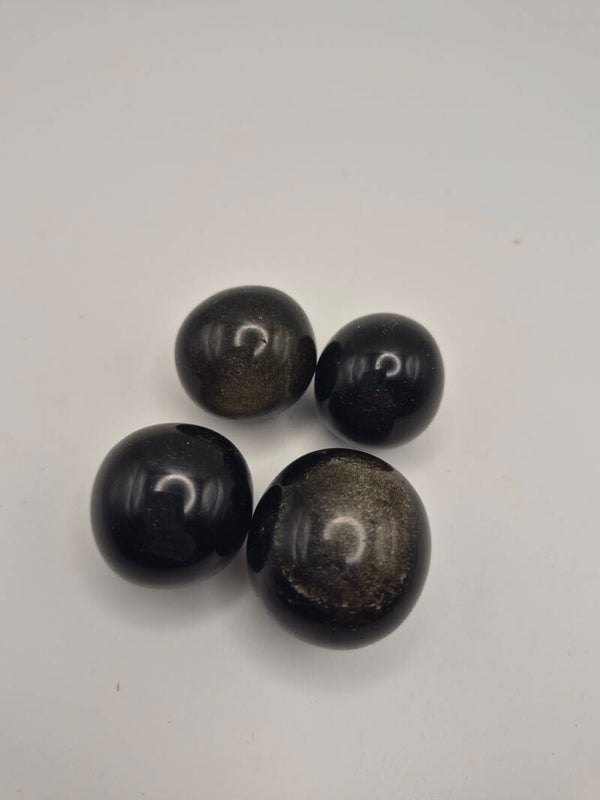 Gold sheen obsidian