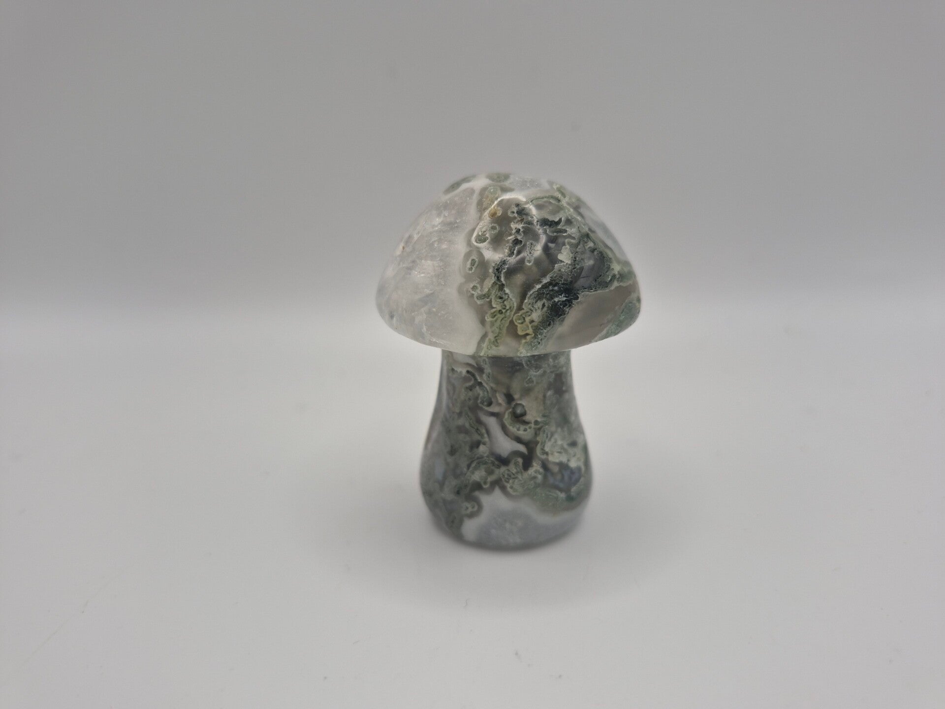 Moss Agate Mushroom