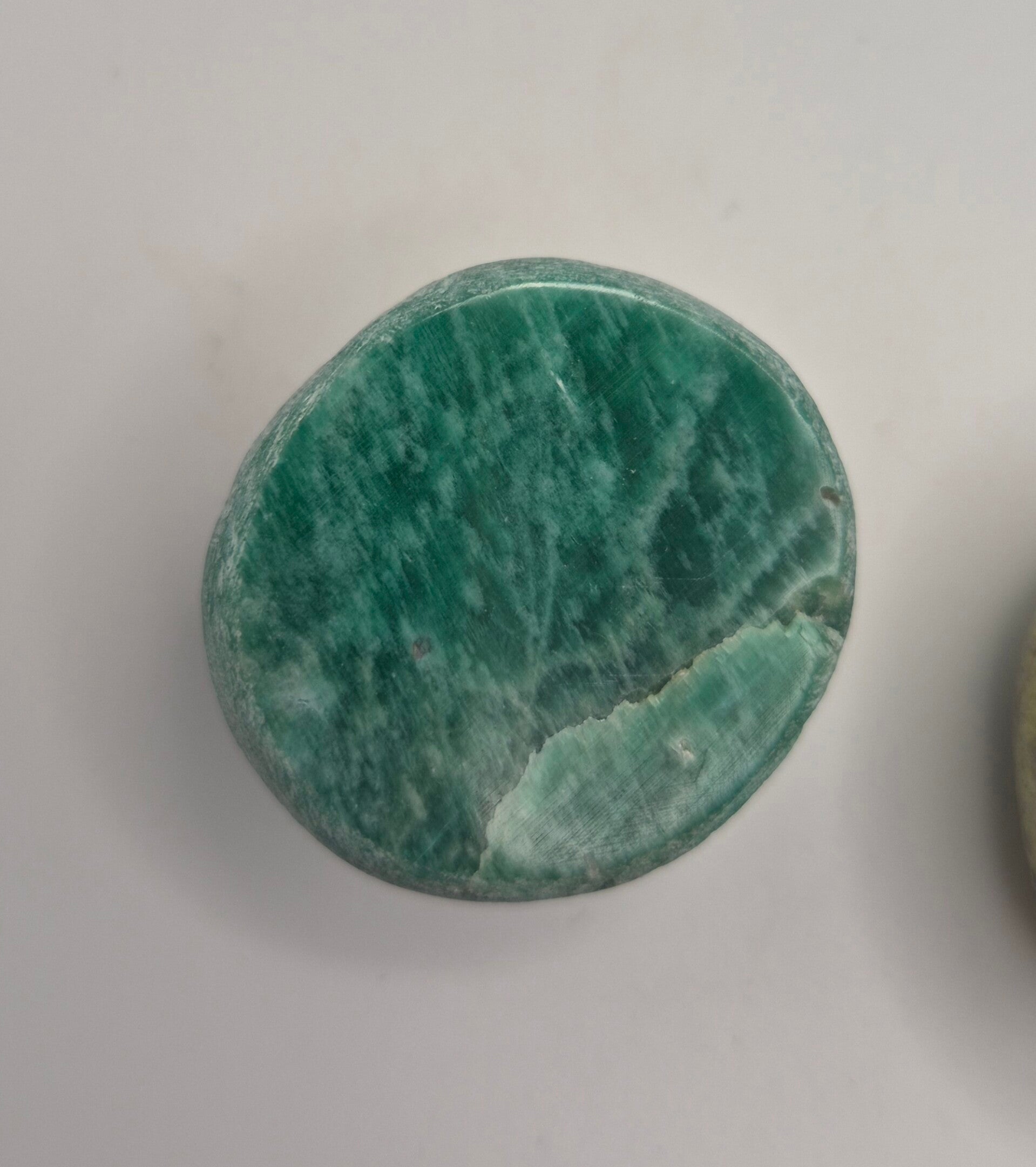 Amazonite half egg
