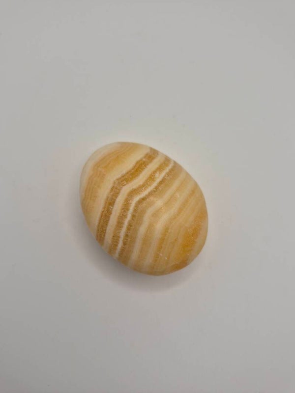 Banded Calcite Palm stone