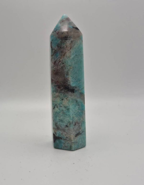 Amazonite, Tourmaline and Smokey quartz