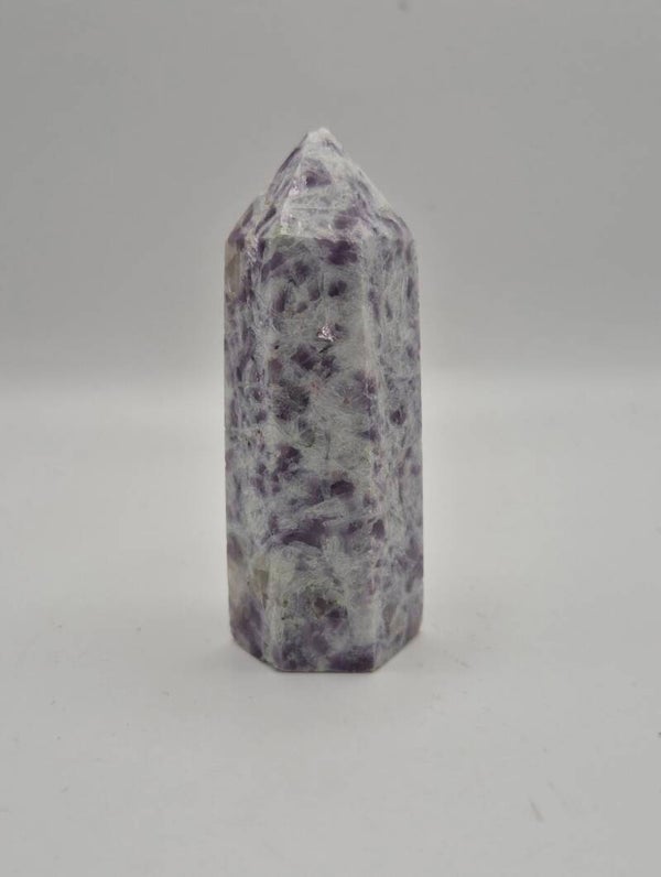 Lepidolite in quartz