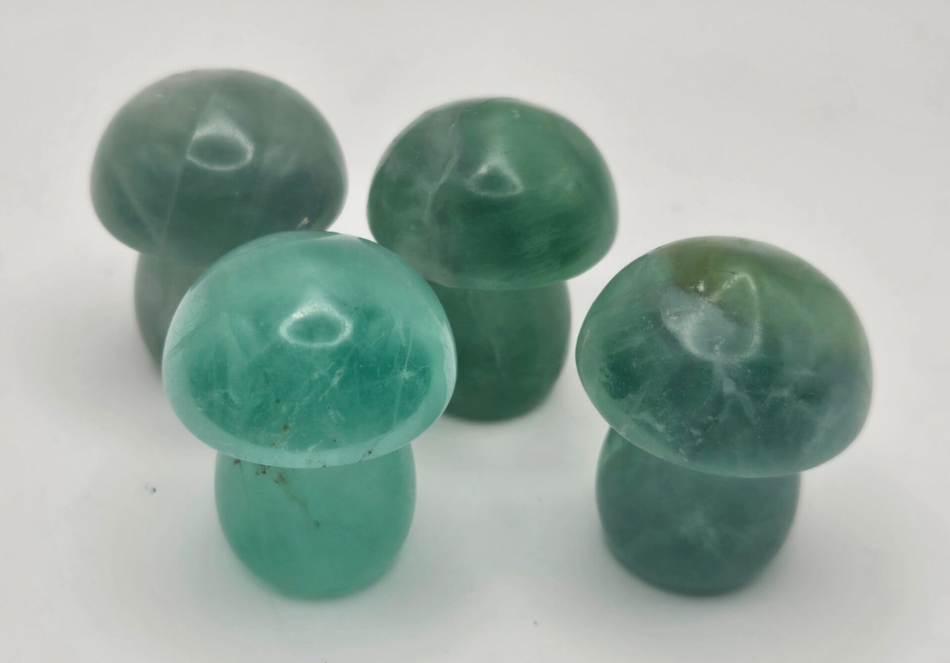 Green Flourite Mushrooms