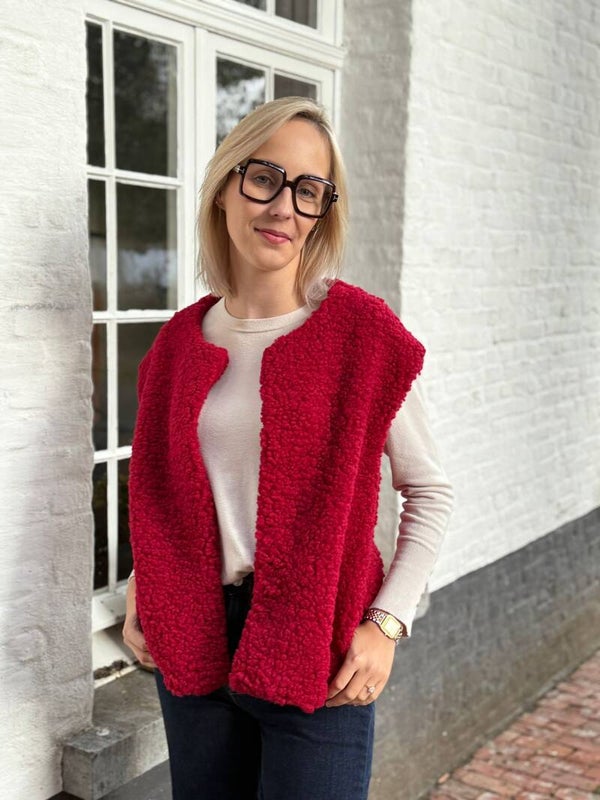 Vest Joline rood