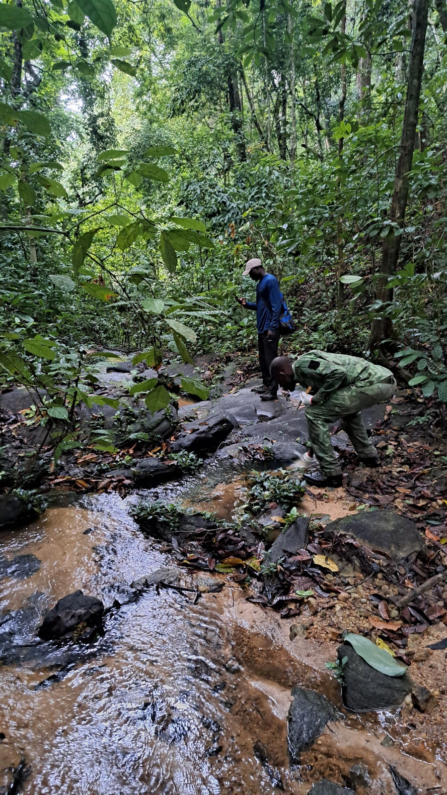 Équipe sur le terrain