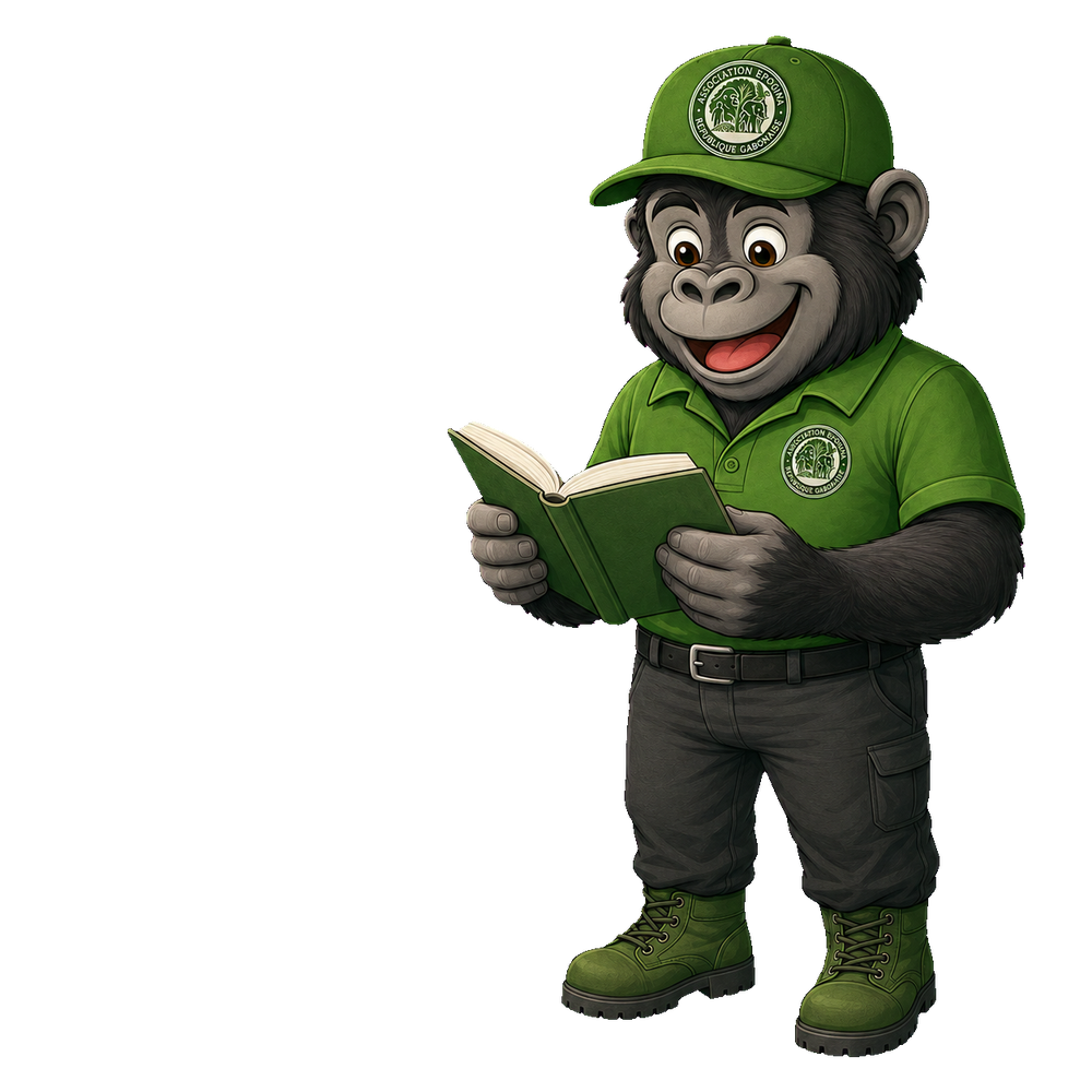 La mascotte d’EPOGINA lit un livre