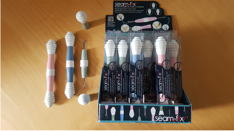 Seam-Fix dubbel tornmesje, Fournituren, deritsendokter, ritsendokter, marktfournituren, zelfmaakmode, weekmarkten fournituren