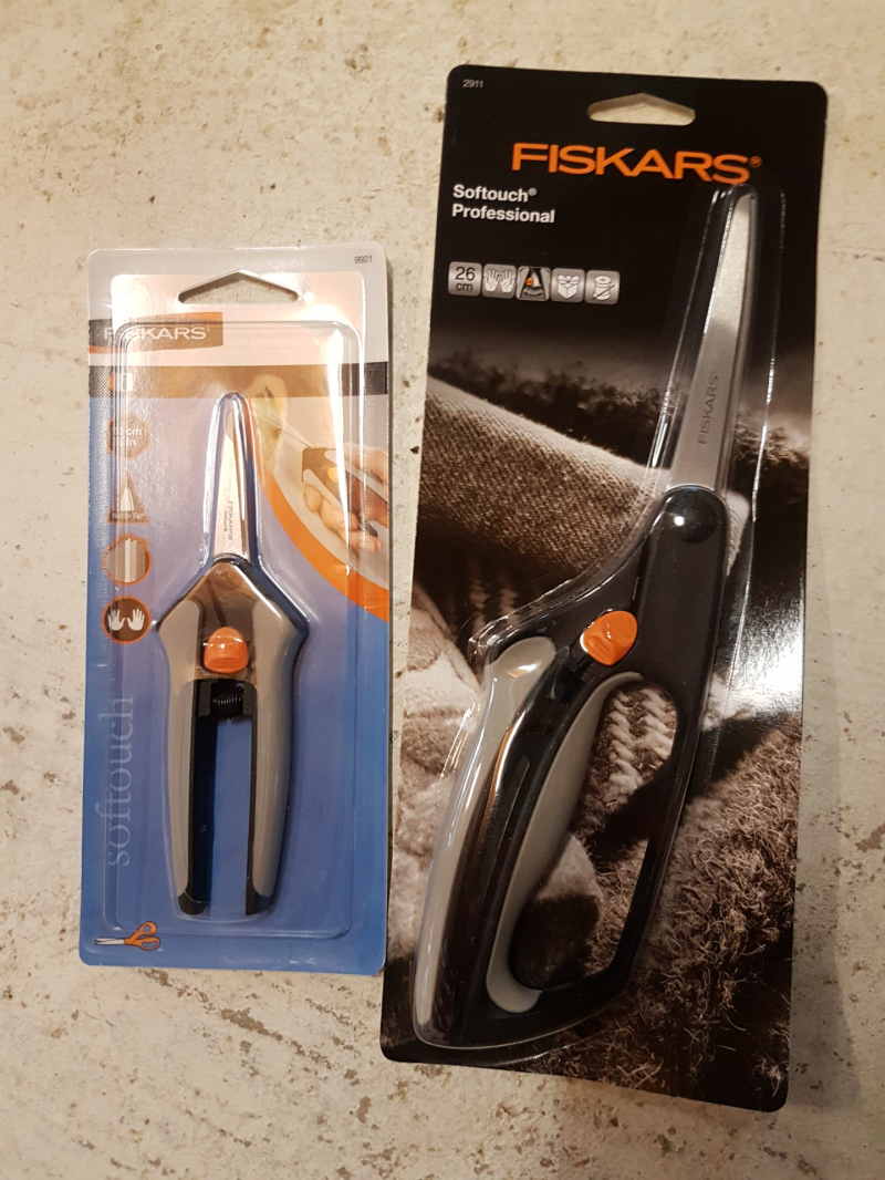 Ritsendokter, Fournituren, zelfmaakmode, Fiskars Softouch schaar