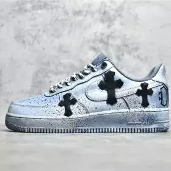 Air Force x Chrome hearts Silver