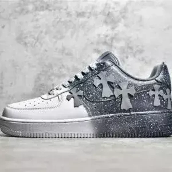 Air Force 1 x Chrome hearts Grey