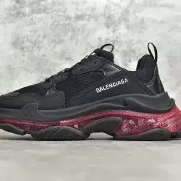 Balenciaga Triple S Black Red