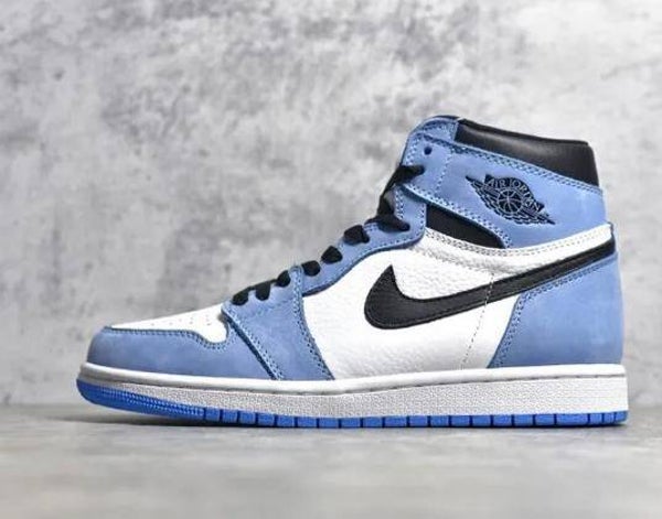 Air Jordan 1 Retro High White University Blue Black