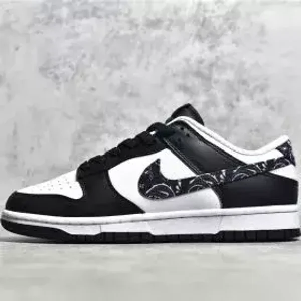 UA Dunk Low Black Paisley