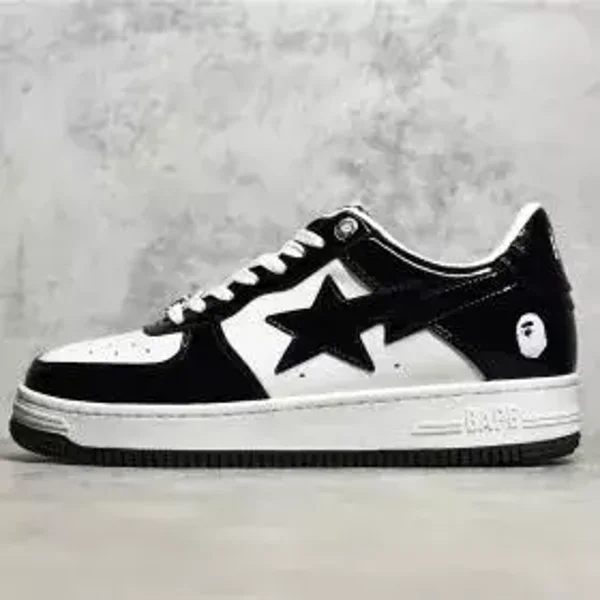 A BATHING APE BAPE STA LOW BLACK