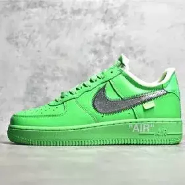 Off-White x Nike Air Force 1’07 Light Green Spark