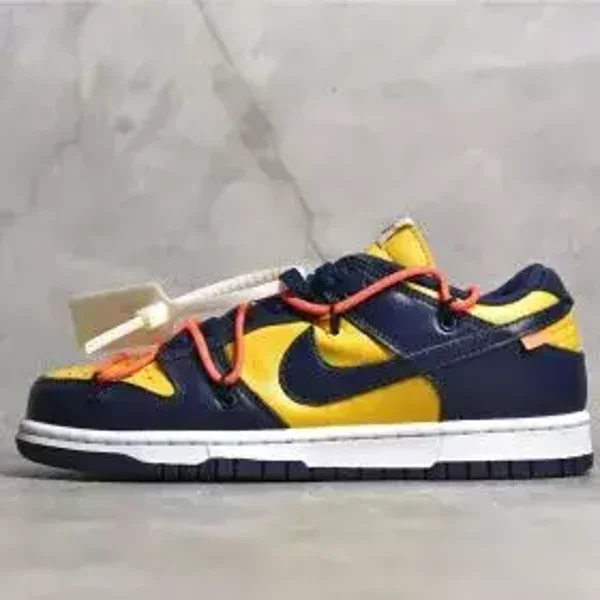 Off-White×Nike Dunk Low LTHR OW