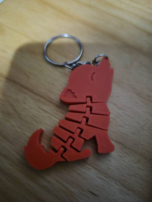 wolf sleutelhanger