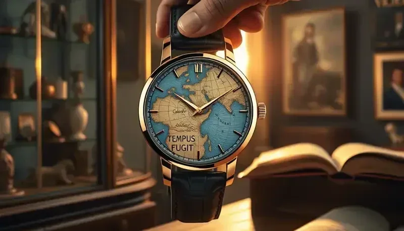 imagen que muestra la hisroria de la relojeria