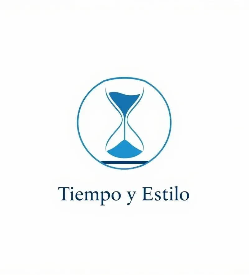 se muestra el logo de la web tiempo y estilo