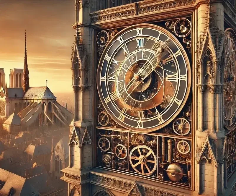 la imagen muestra los primeros relojes mecanicos