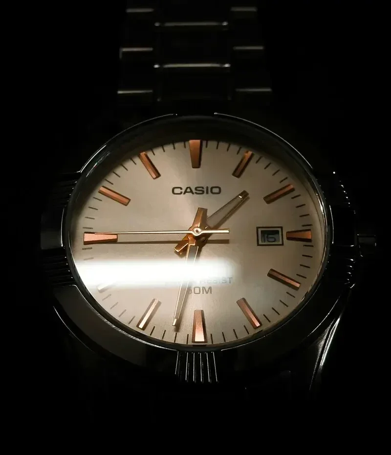 reloj clasico de cuarzo marca casio