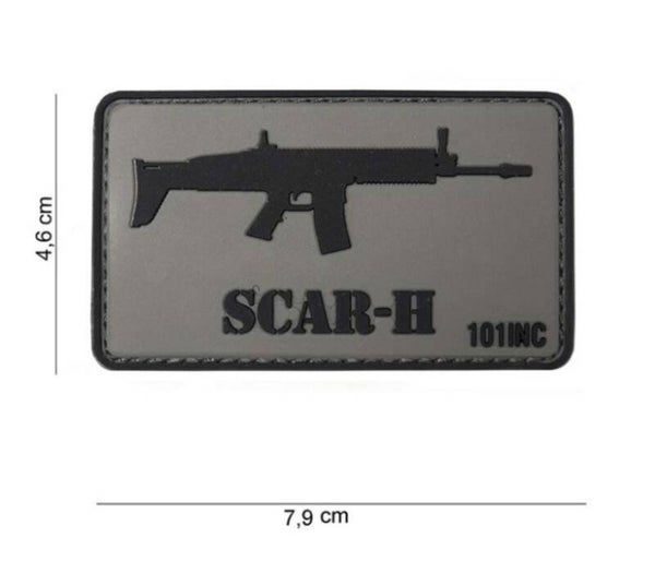 Scar H PVC embleem