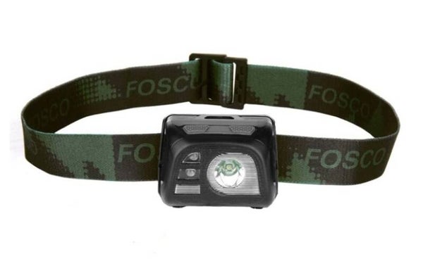 Tactical hoofdlamp zwart