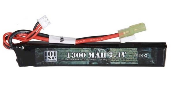 Li-Po batterij 7.4V -1300 mAh stick 365303