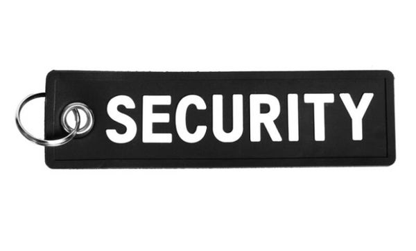Sleutelhanger Security 3d pvc 251550-3600