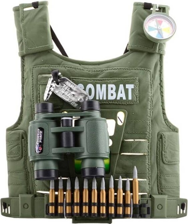 Kinder speelgoed tactical vest 5 in 1,  412231