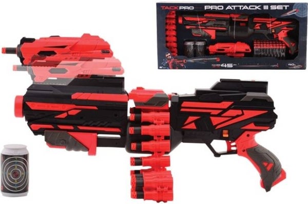 Tack Pro shooter large 50cm + 40 darts in riem #60,  412512