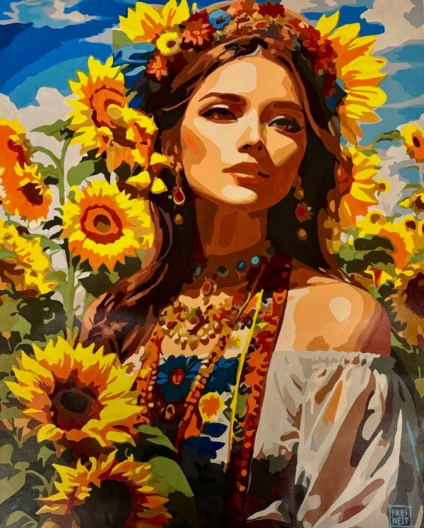 Quadro numerato dipinto a mano