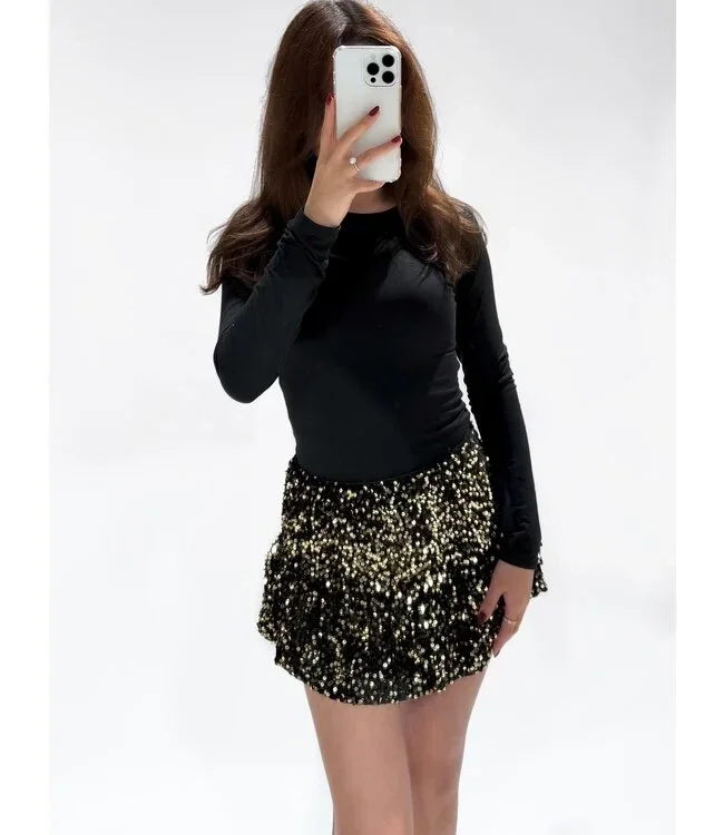 Charlotte Skort Gold